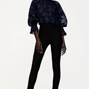 Zara Long Sleeve Mesh Top